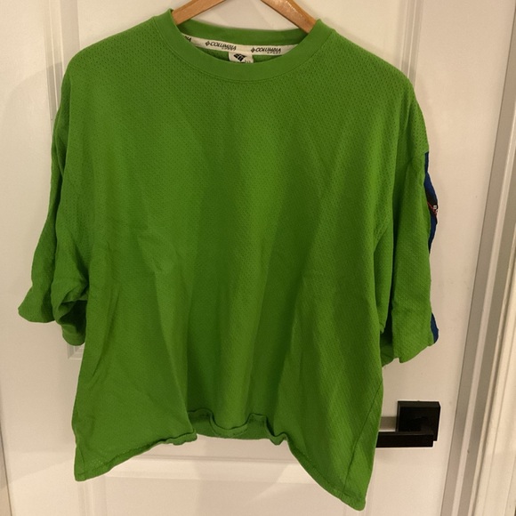 Columbia Sport - Crew Neck Short Sleeve Shirt - Green - Men’s Size Large - Picture 1 of 12